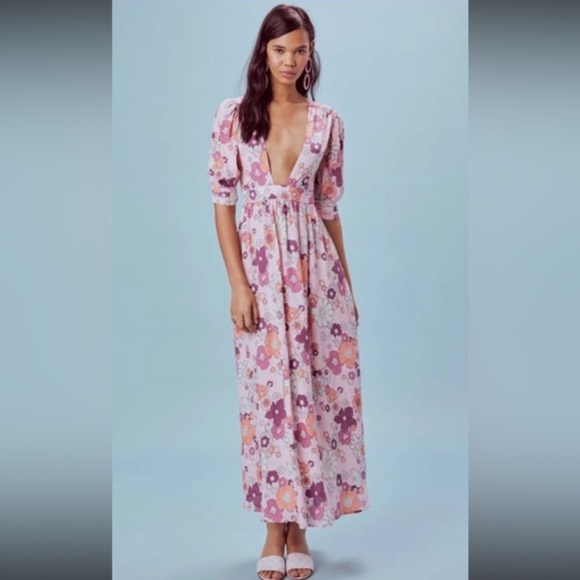 knee length dresses for ladies Lemonade Maxi Dress – Blue Magnolia main image 1